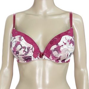 Ambrielle Extreme Plunge Push Up Bra Size 36B